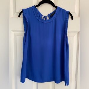 J.Crew ruffle neck blouse